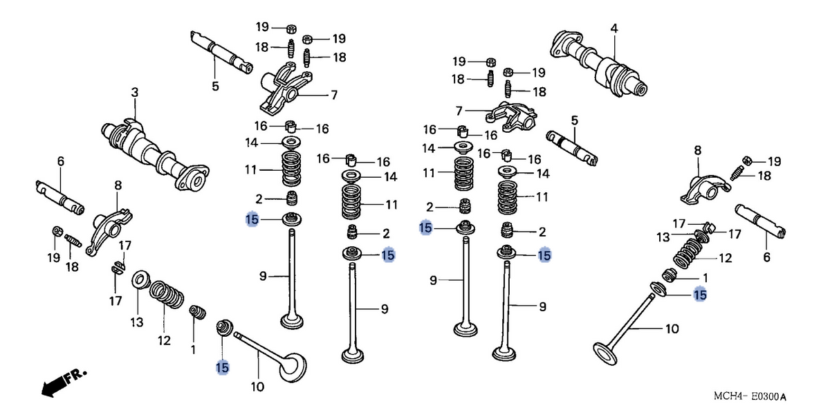 Honda OEM part 14775-MCH-000