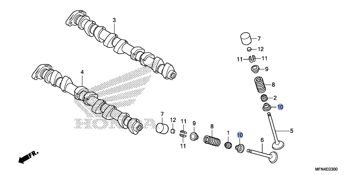 Honda OEM part 14775-MCJ-000