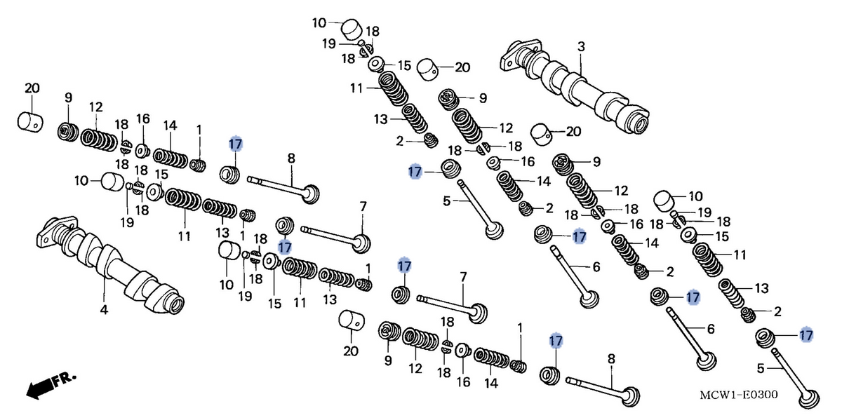 Honda OEM part 14775-MCW-000