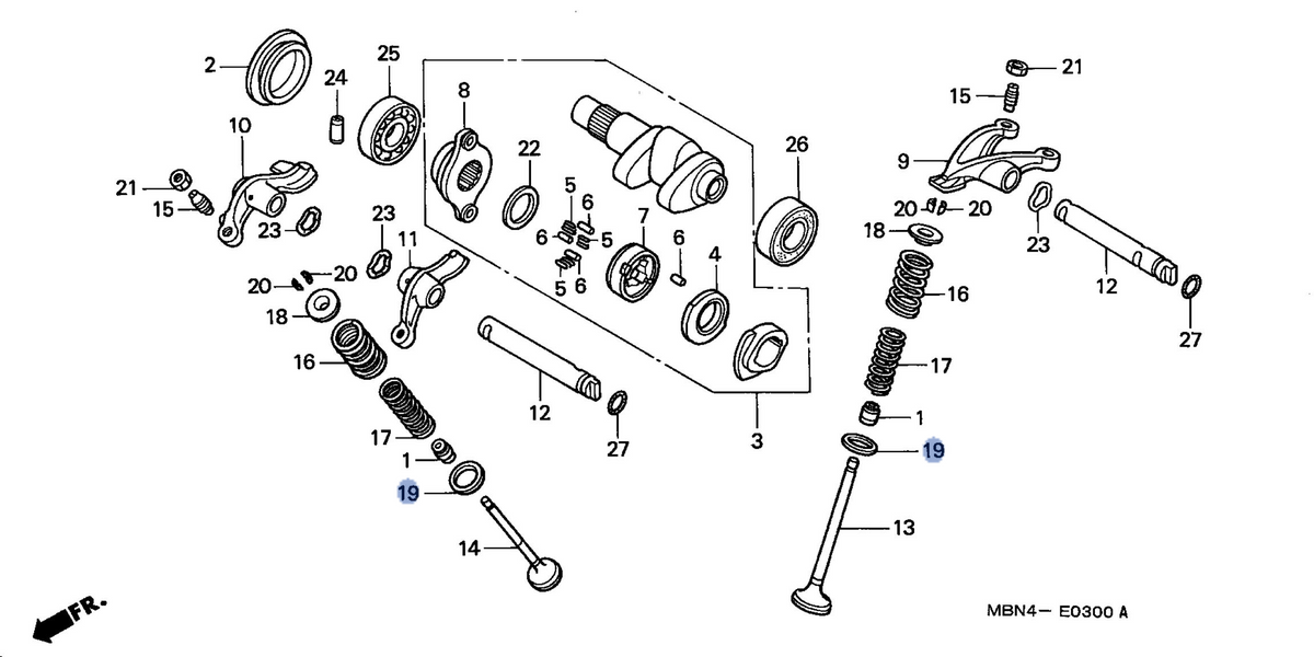 Honda OEM part 14775-ME9-000