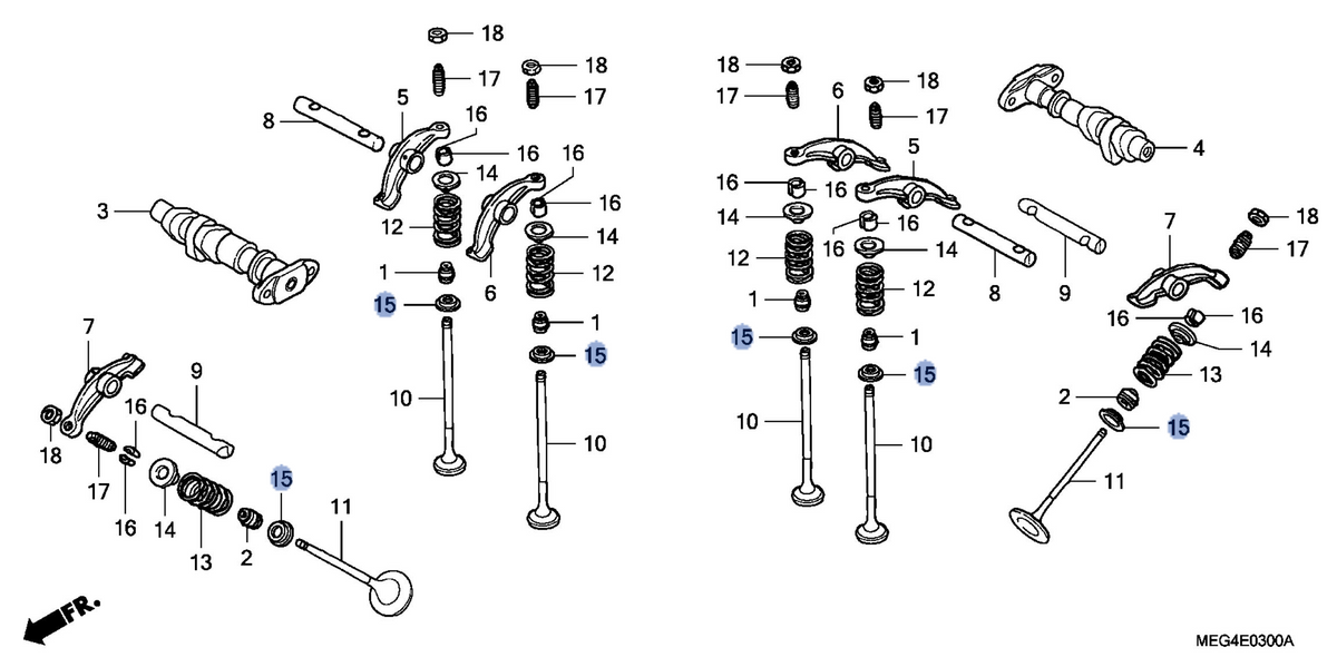 Honda OEM part 14775-MEG-000
