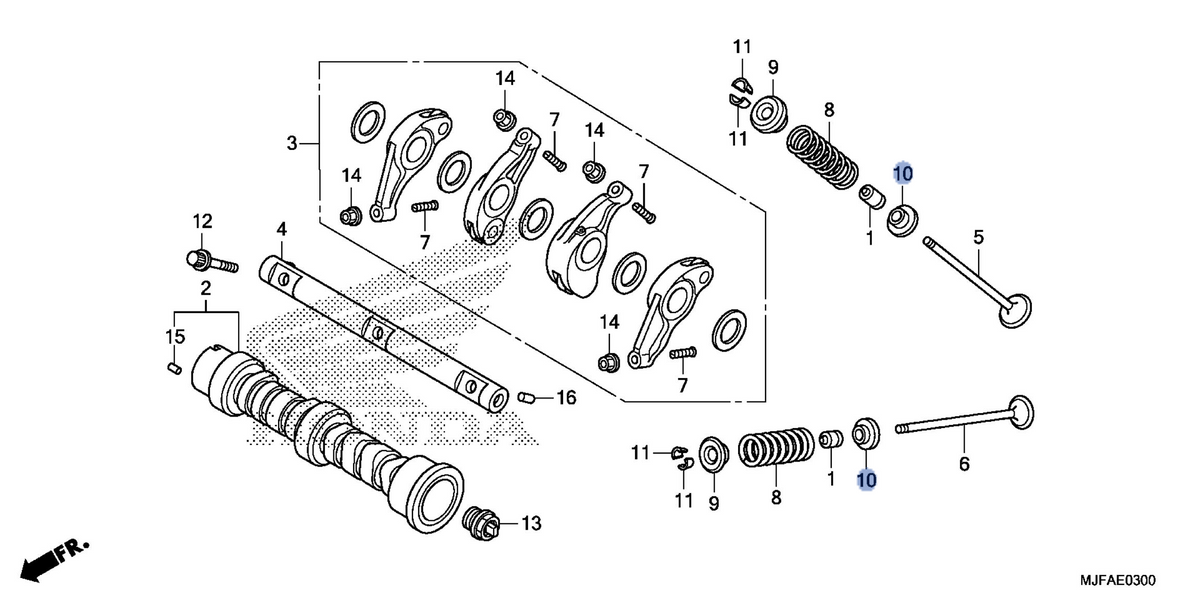Honda OEM part 14775-MGS-D30