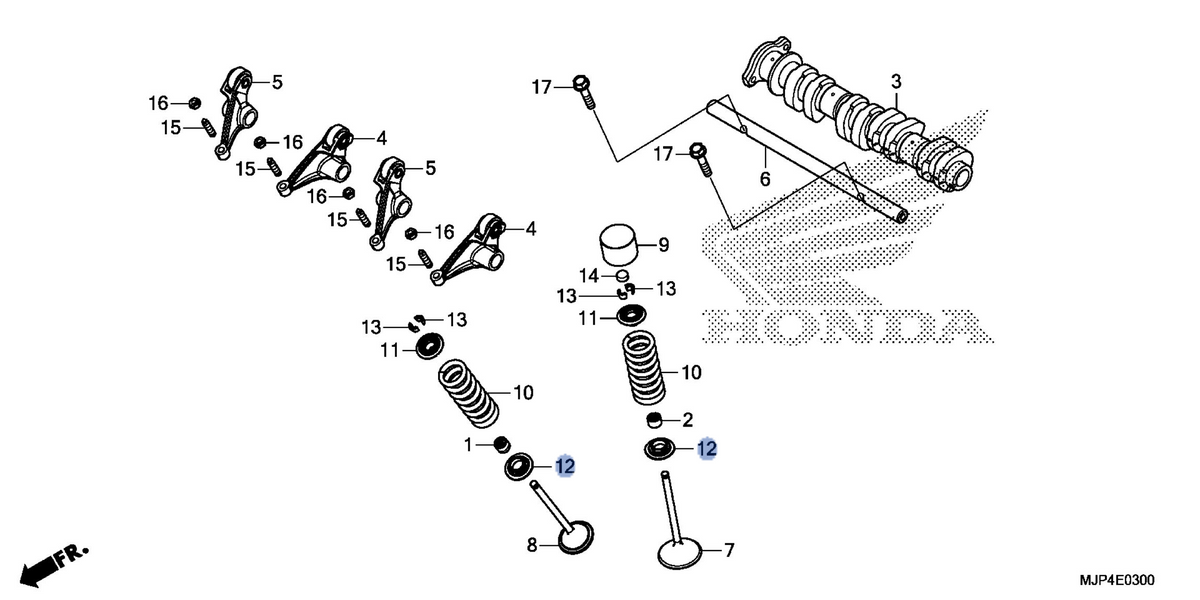Honda OEM part 14775-MJP-G50