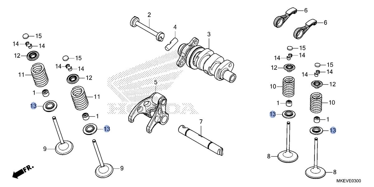 Honda OEM part 14775-MKE-B50