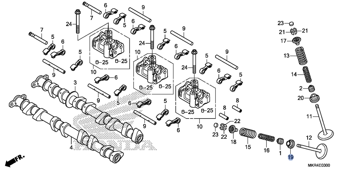 Honda OEM part 14775-MKR-D10