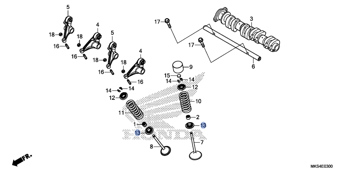Honda OEM part 14775-MKS-E00