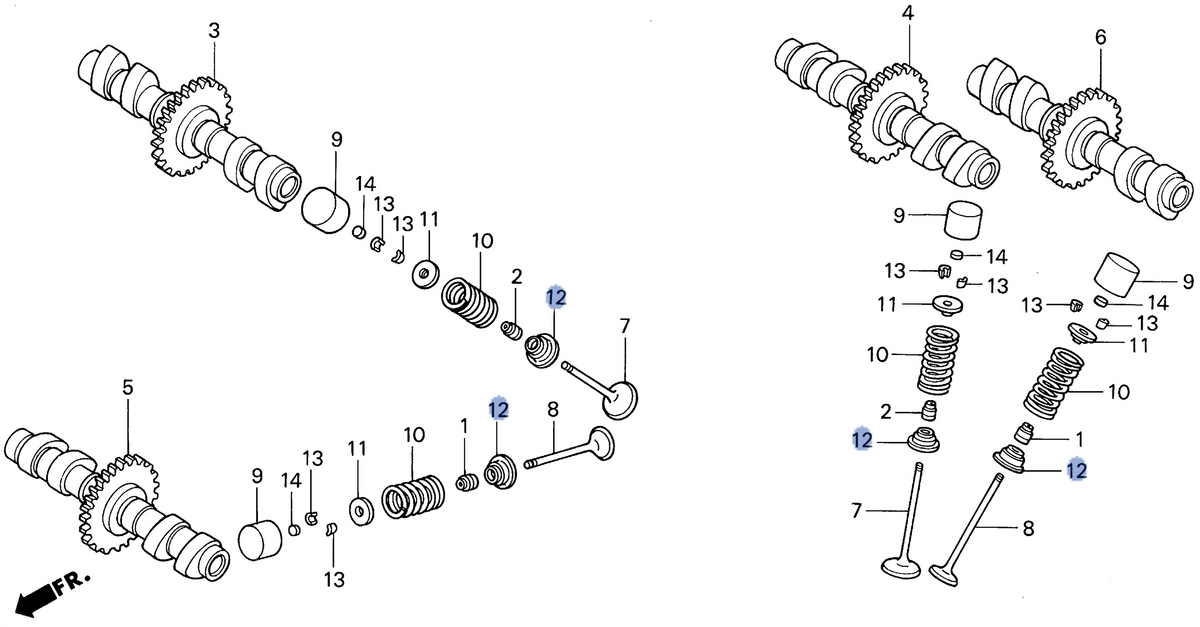 Honda OEM part 14775-PM3-000