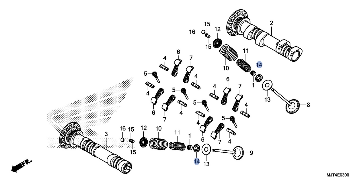 Honda OEM part 14776-MJT-E00