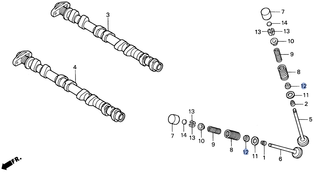 Honda OEM part 14776-MW0-000