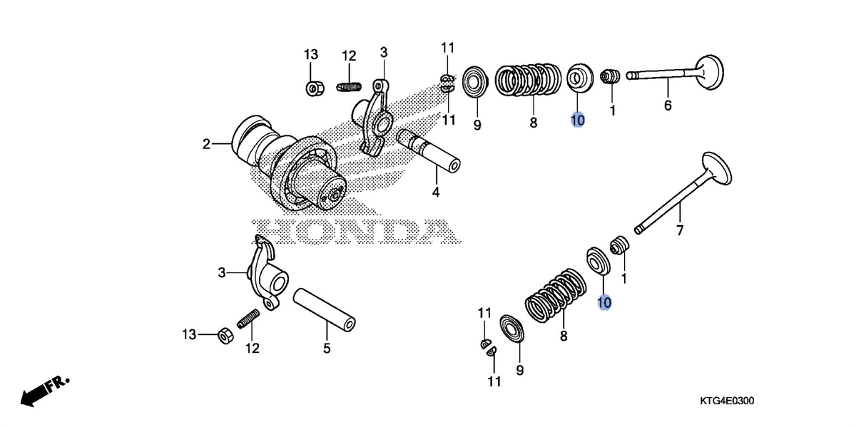 Honda OEM part 14777-KGF-910