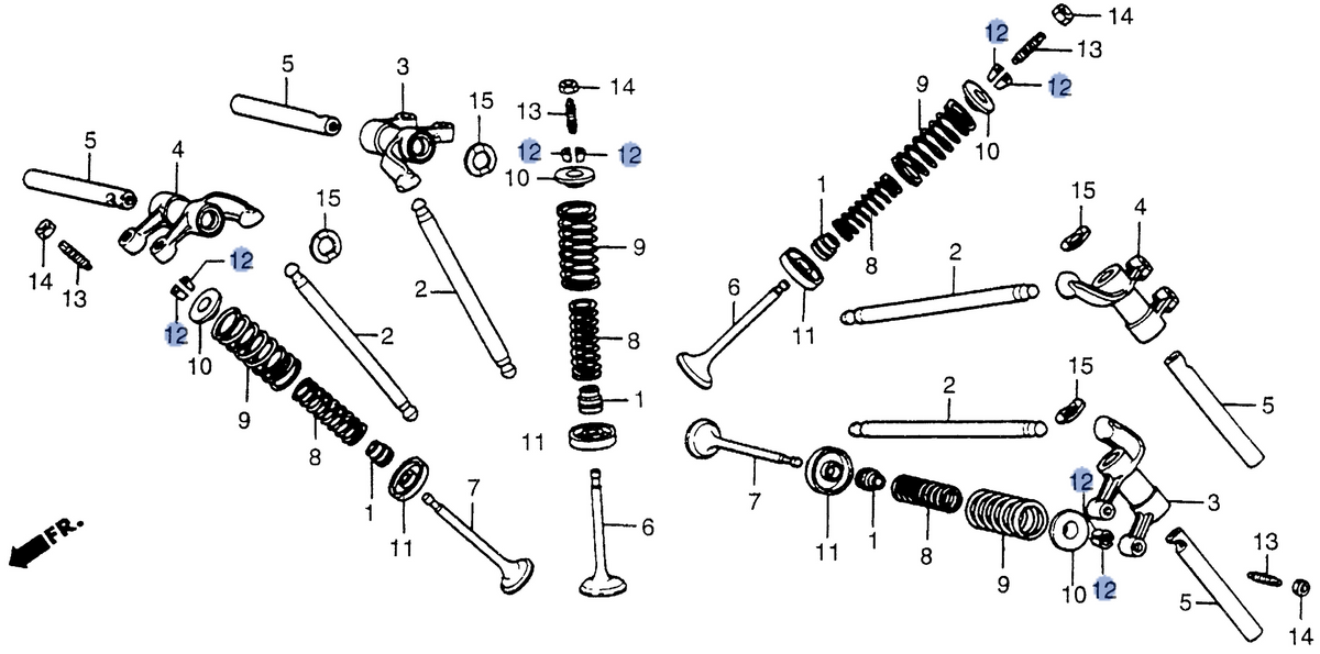 Honda OEM part 14781-551-000