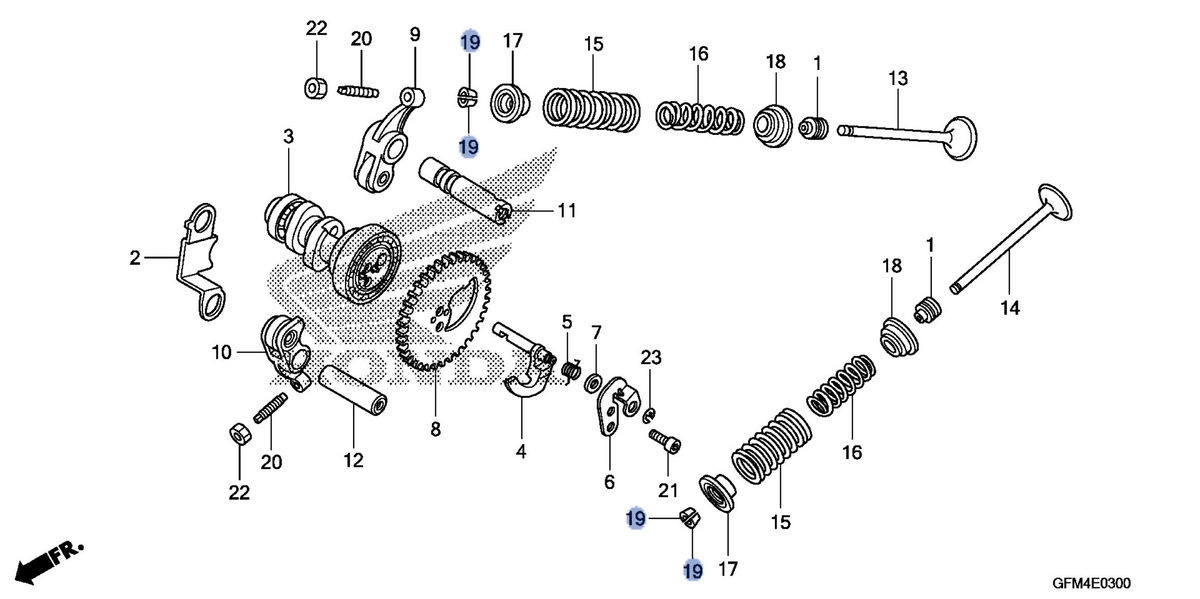 Honda OEM part 14781-GFM-900