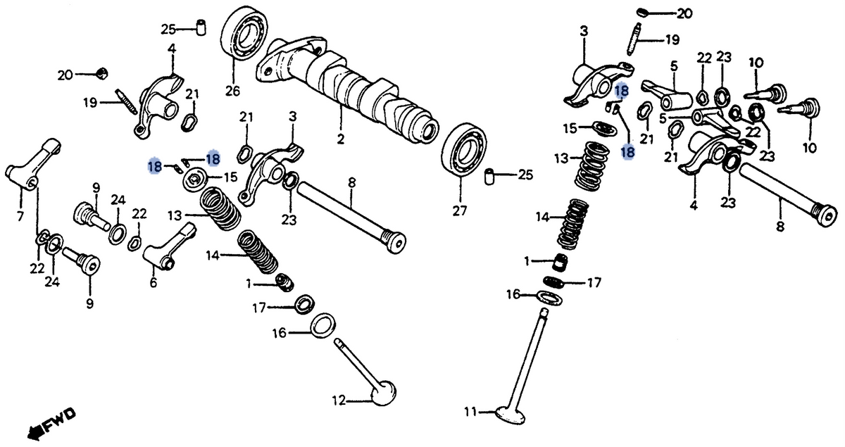 Honda OEM part 14781-MB4-000