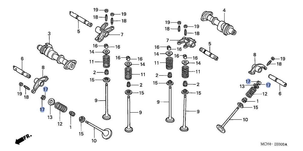 Honda OEM part 14781-MCH-000