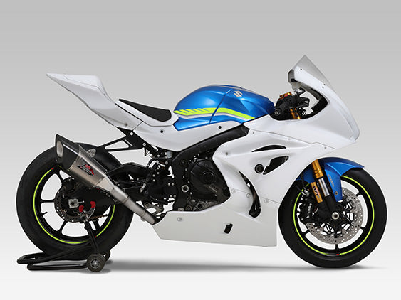 GSX-R1000/R 17-25 RACE R-11SQ TITANIUM FULL EXHAUST, W/ TITANIUM MUFFLER - 150-50A-A18G1