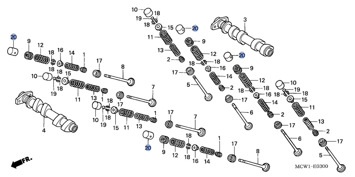 Honda OEM part 14902-MCW-000