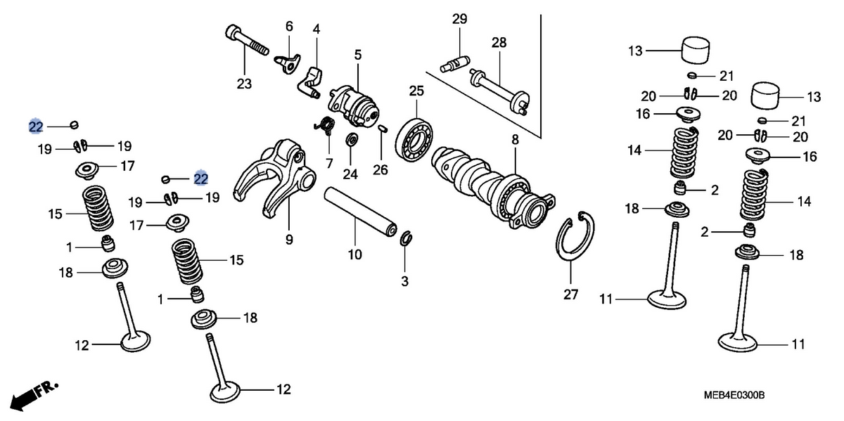 Honda OEM part 14969-MEB-670