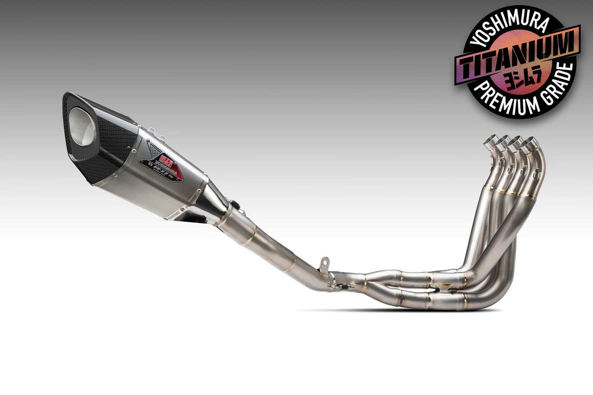 GSX-R1000/R 17-25 RACE R-11SQ TITANIUM FULL EXHAUST, W/ TITANIUM MUFFLER - 150-50A-A18G1