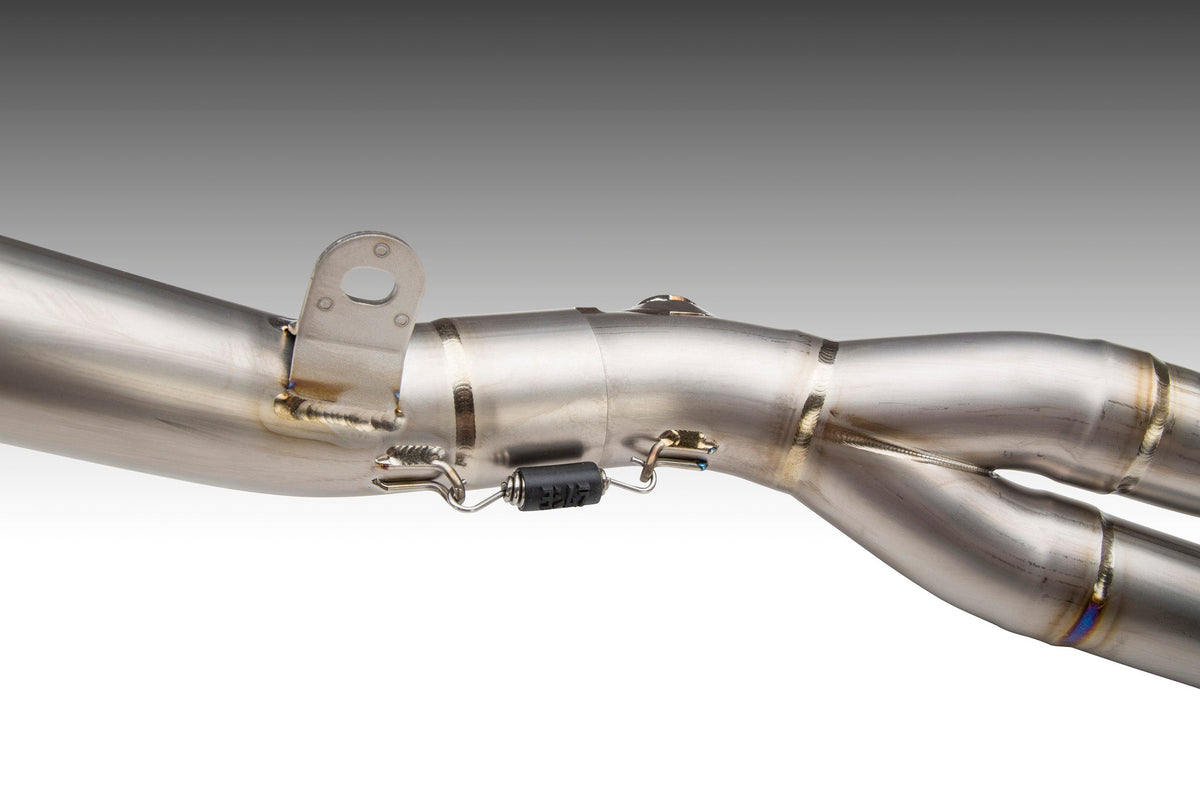 GSX-R1000/R 17-25 RACE R-11SQ TITANIUM FULL EXHAUST, W/ TITANIUM MUFFLER - 150-50A-A18G1