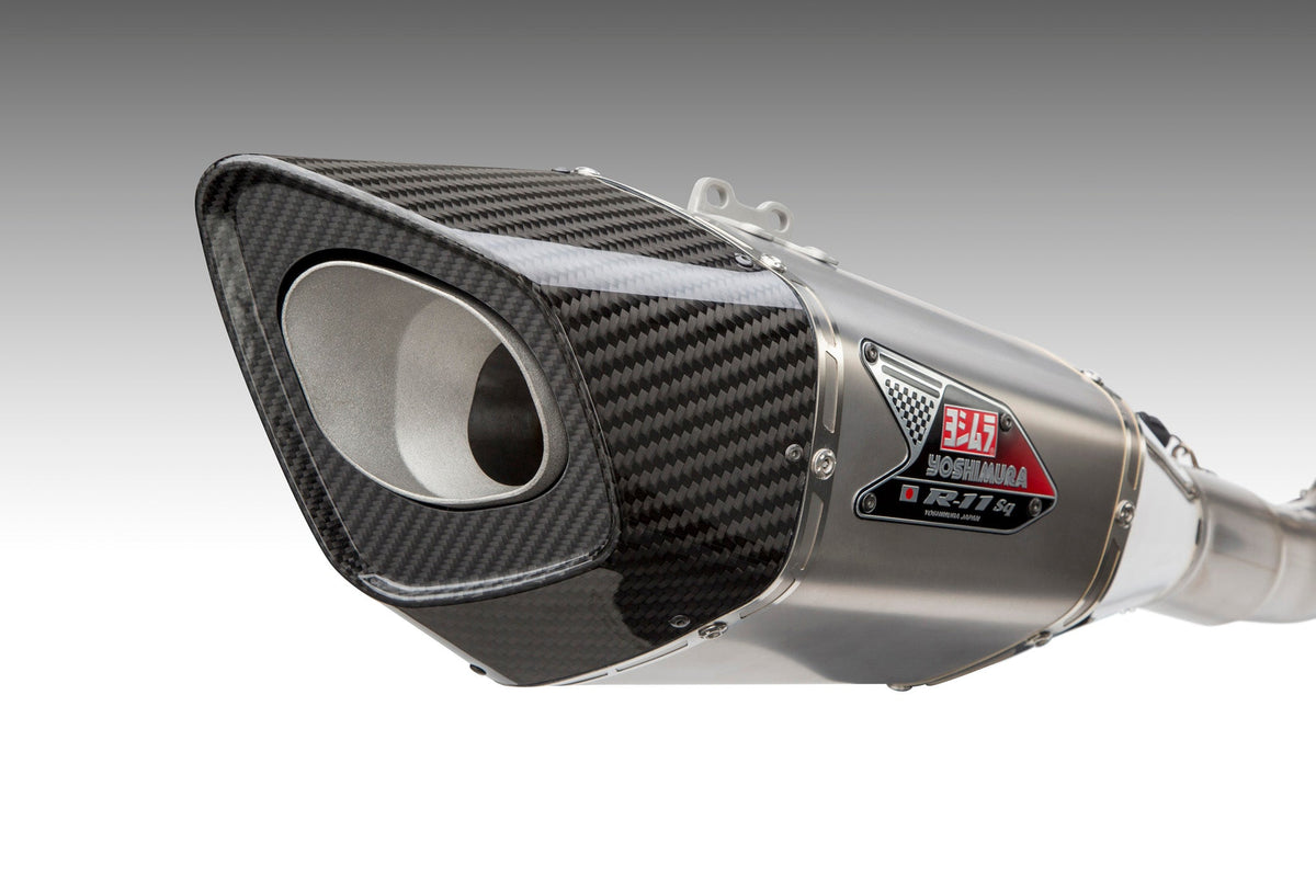 GSX-R1000/R 17-25 RACE R-11SQ TITANIUM FULL EXHAUST, W/ TITANIUM MUFFLER - 150-50A-A18G1