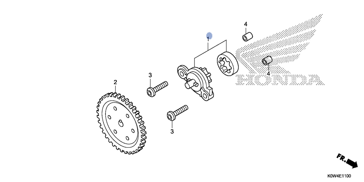 Honda OEM part 15010-KWN-900
