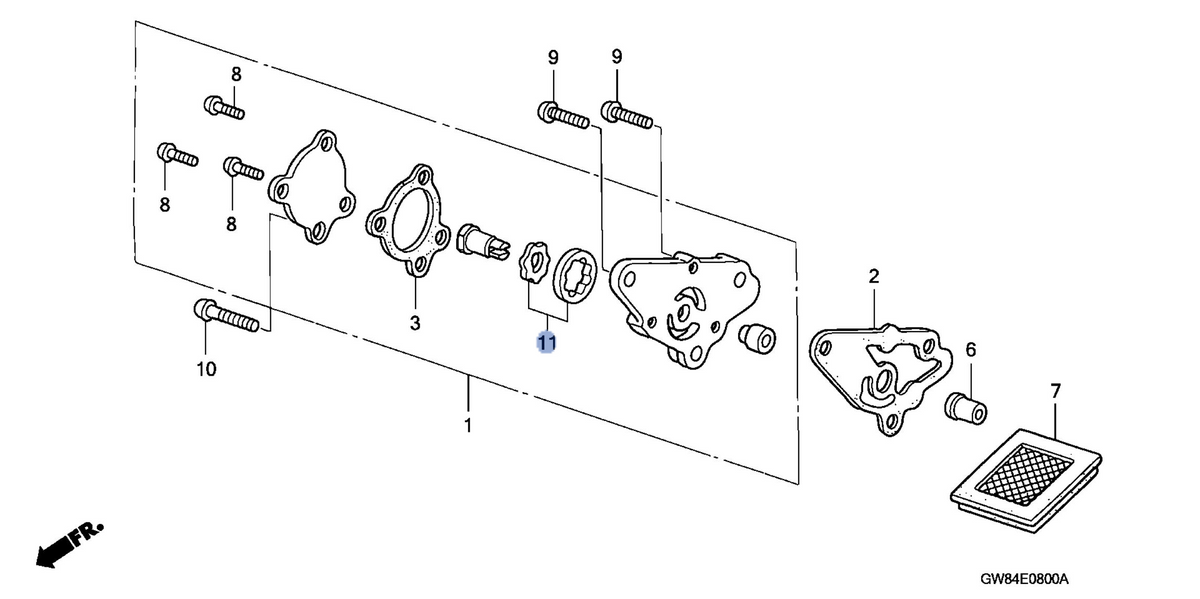 Honda OEM part 15021-107-000