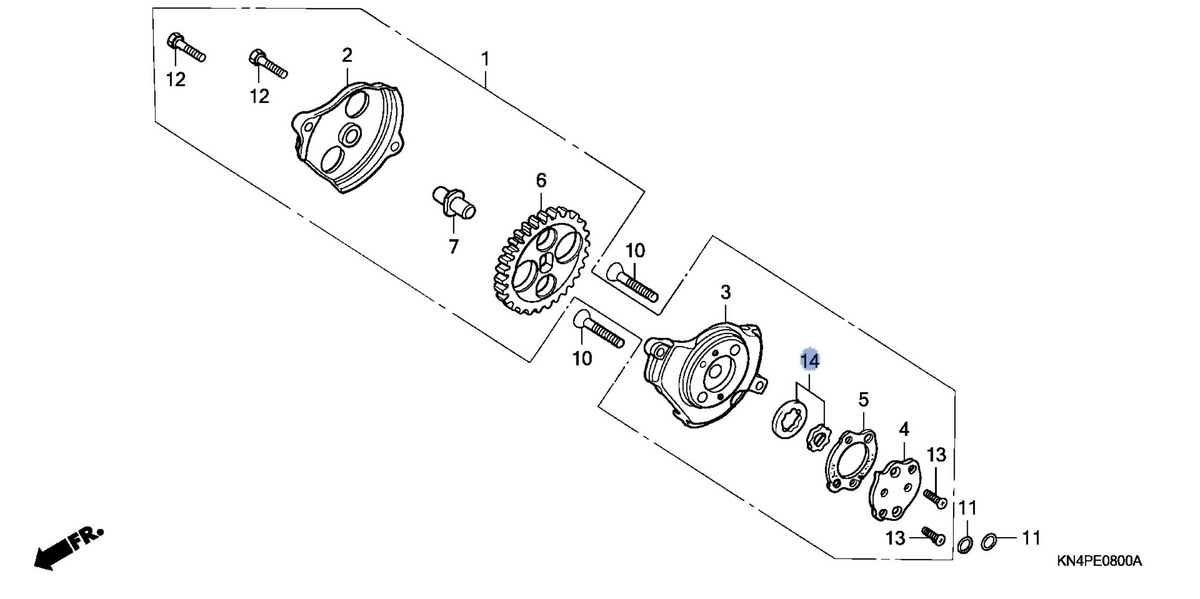Honda OEM part 15021-436-000