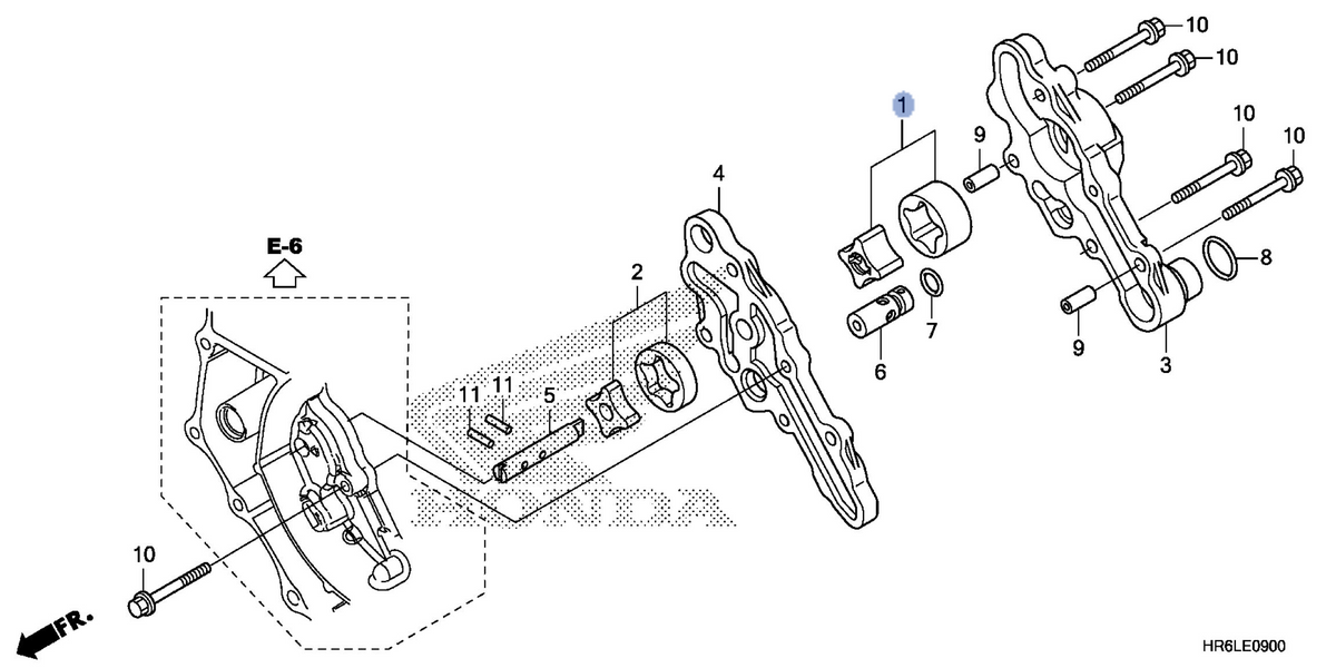 Honda OEM part 15021-HR6-B01