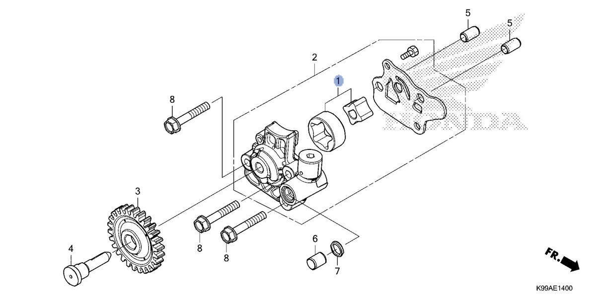 Honda OEM part 15021-KWT-D20