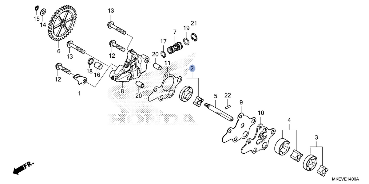 Honda OEM part 15021-MKE-B50