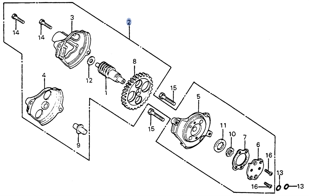 Honda OEM part 15100-153-000