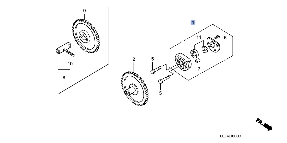 Honda OEM part 15100-GET-000