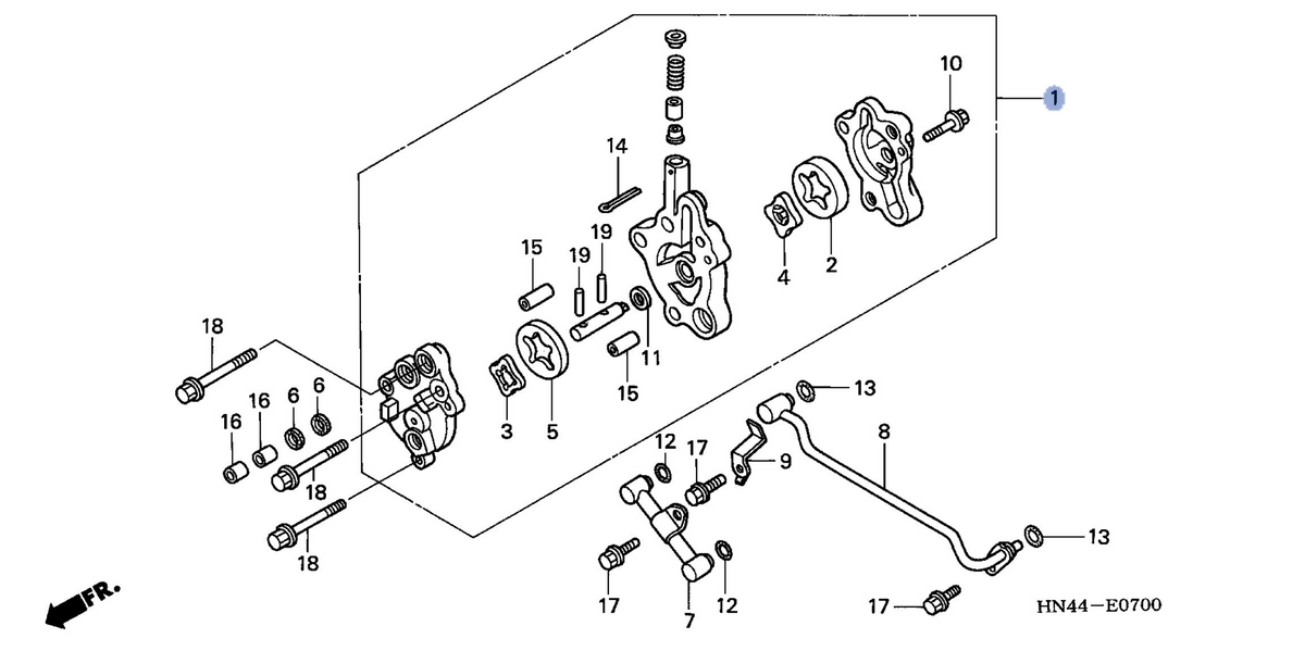 Honda OEM part 15100-HN5-670