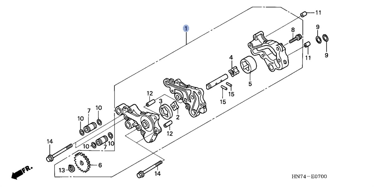 Honda OEM part 15100-HN7-000