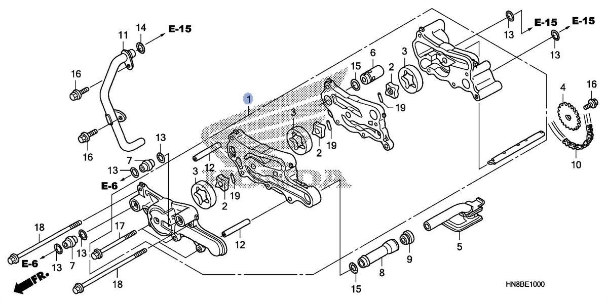 Honda OEM part 15100-HN8-010