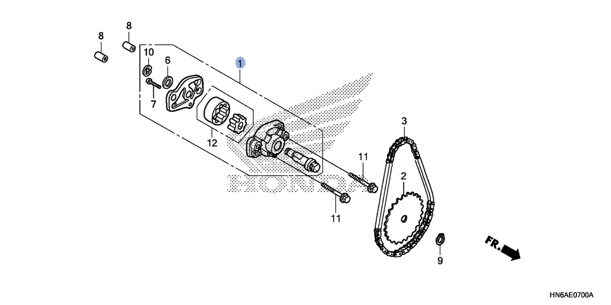 Honda OEM part 15100-HS0-A00