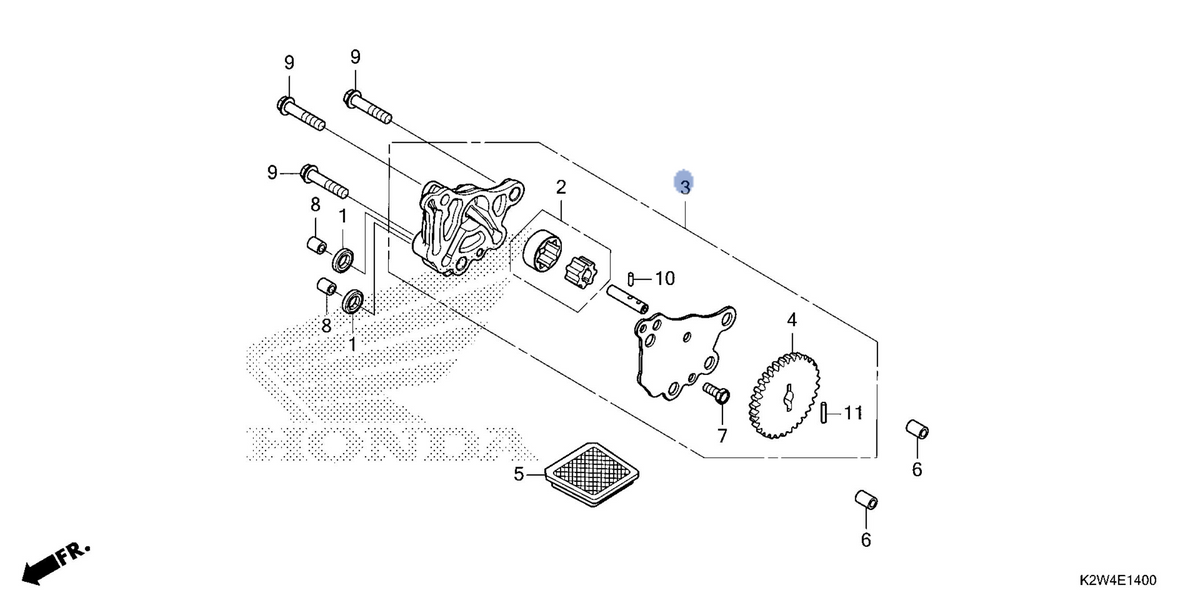 Honda OEM part 15100-K26-G00