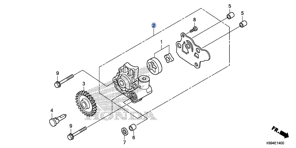 Honda OEM part 15100-K31-900