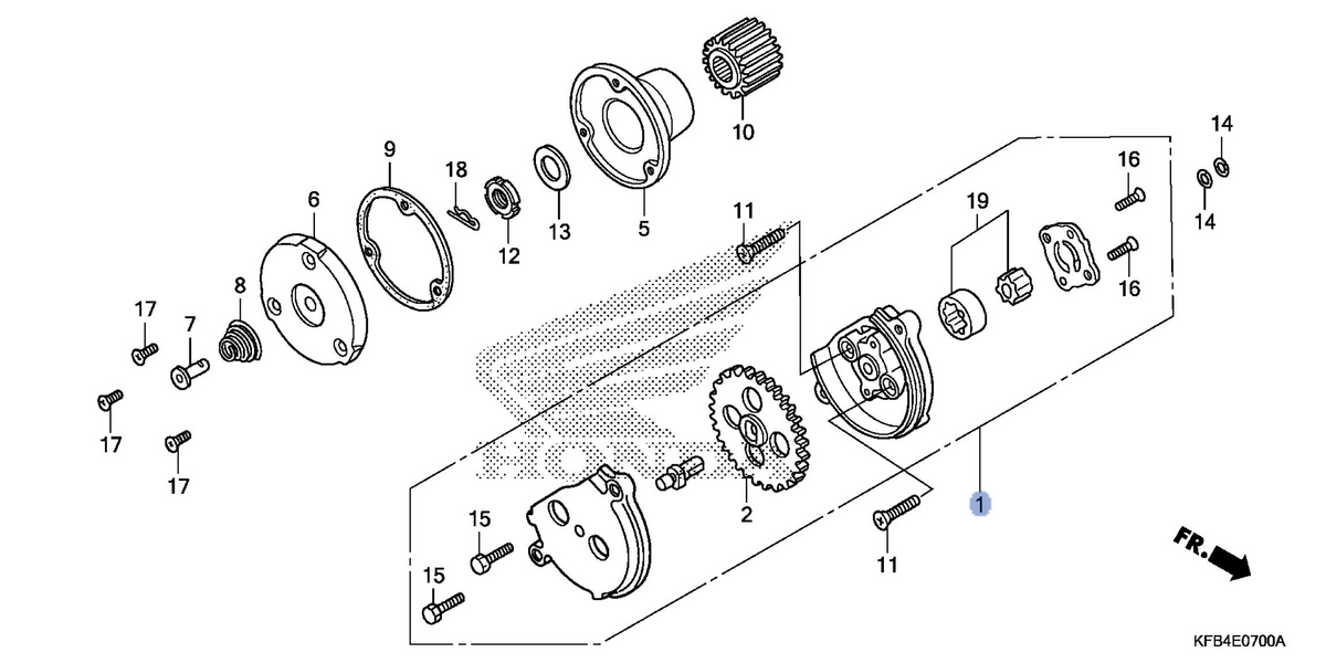 Honda OEM part 15100-KFB-000