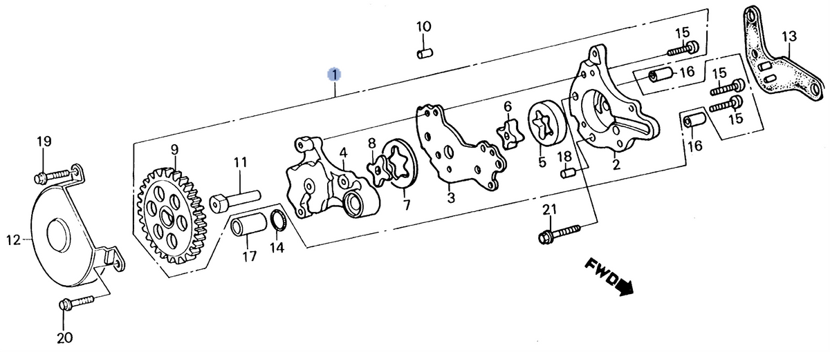 Honda OEM part 15100-KK1-770