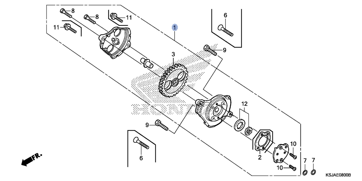 Honda OEM part 15100-KRL-680