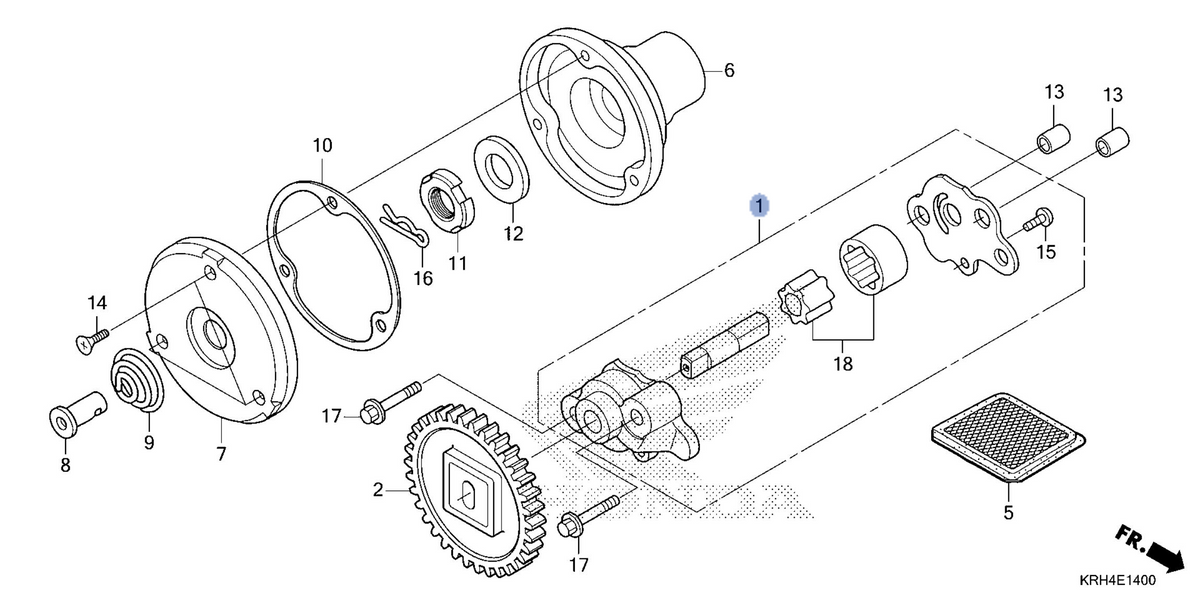 Honda OEM part 15100-KTT-900