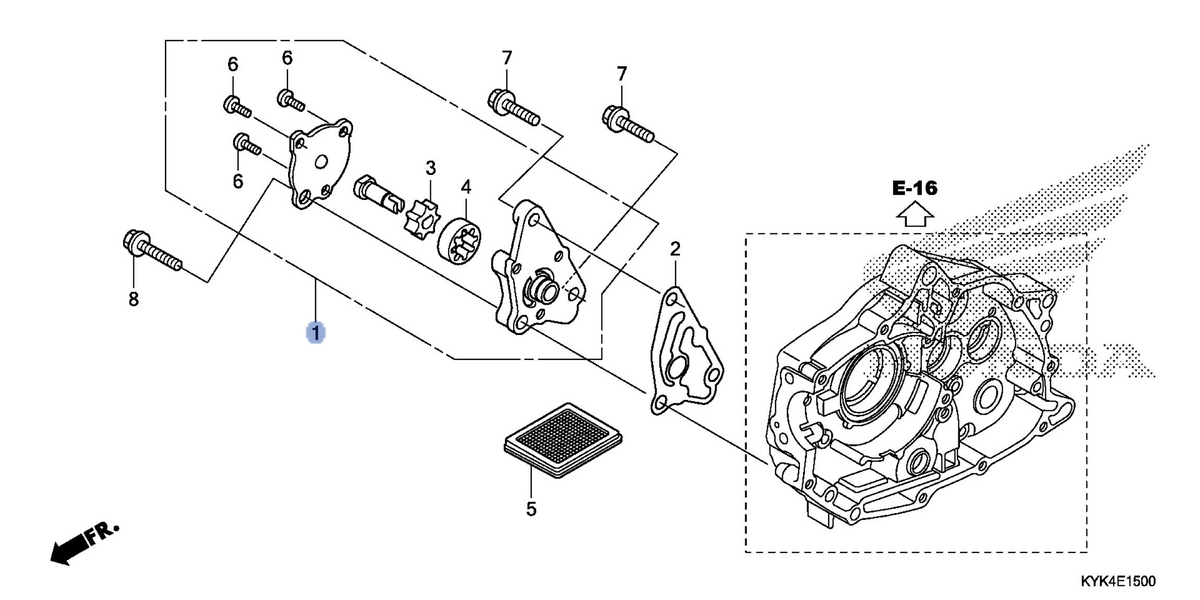 Honda OEM part 15100-KVR-C00