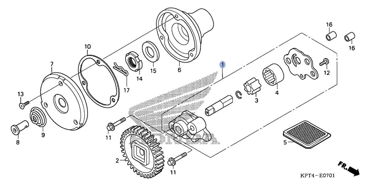 Honda OEM part 15100-KVS-740