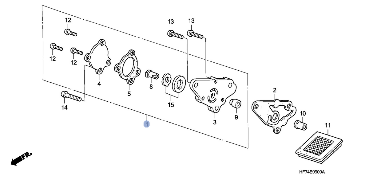 Honda OEM part 15100-KWB-600