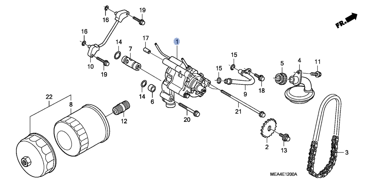 Honda OEM part 15100-MEA-670