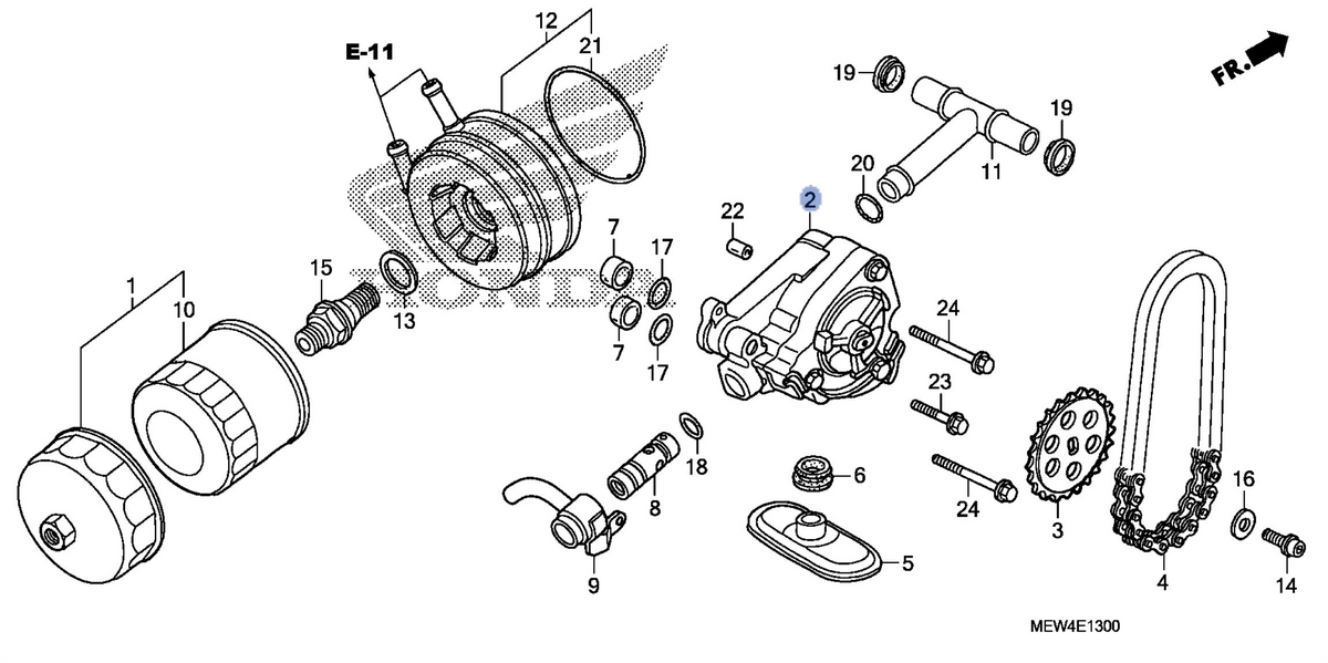 Honda OEM part 15100-MEW-920