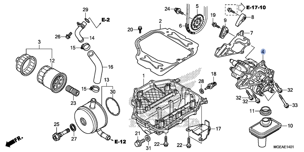Honda OEM part 15100-MGH-D20