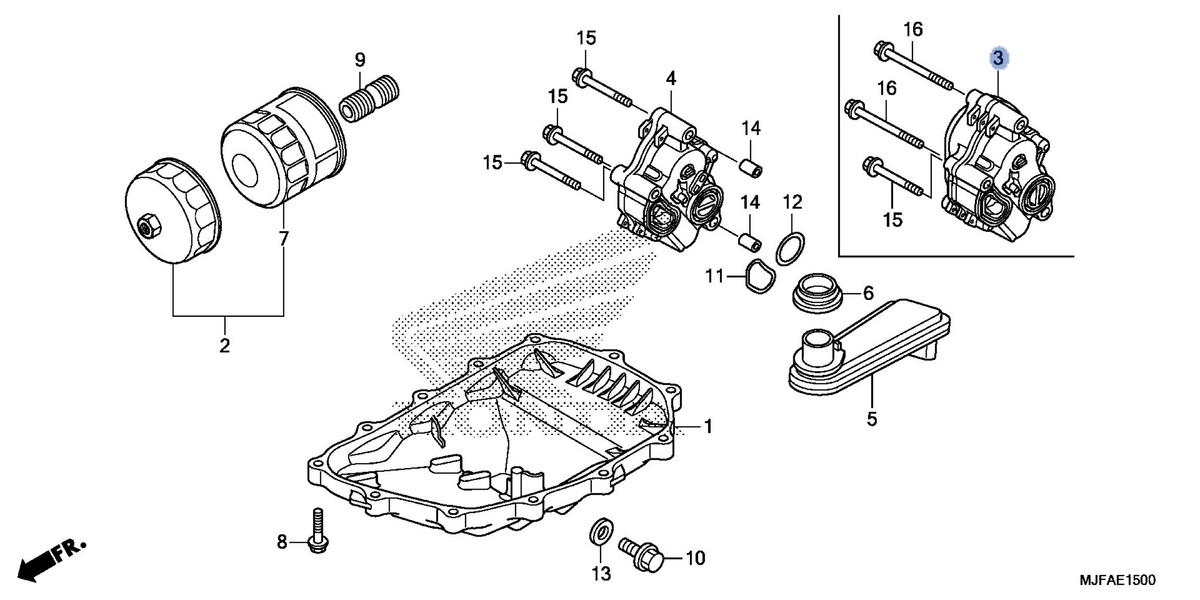 Honda OEM part 15100-MGS-D20