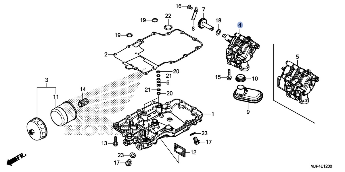 Honda OEM part 15100-MJP-G51